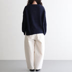 Recycled-Cotton Jumper #Navy [oni060]