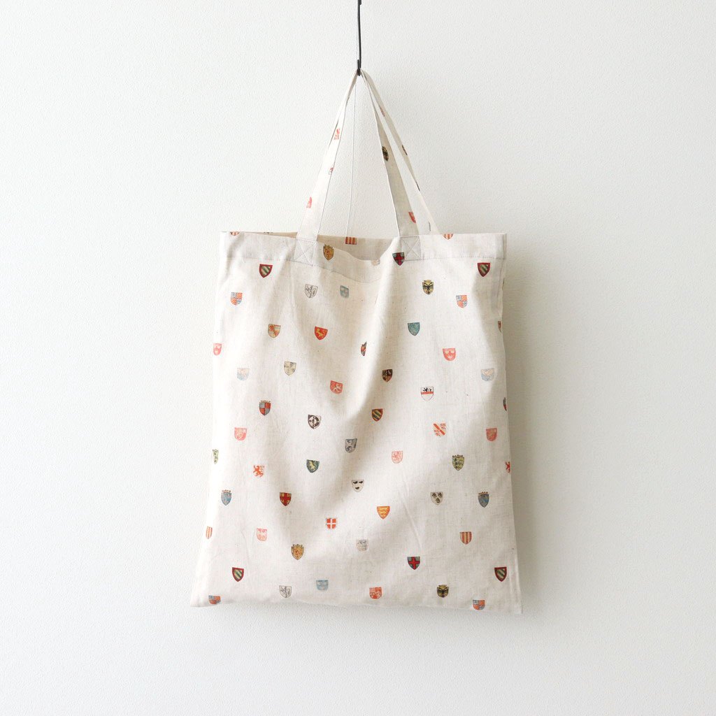 C/L COAT OF ARMS TOTE BAG BAG #Flax [no.7498]