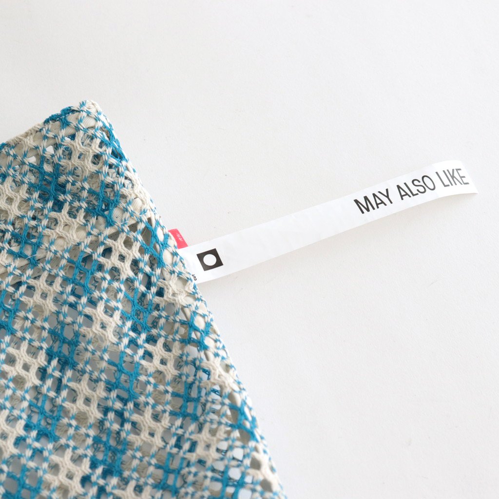 TOTE BAG L 格子 #BLUE [AL3131BG-27]