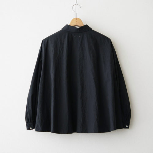 shirring blouse #paper BK [KJ602AW44]