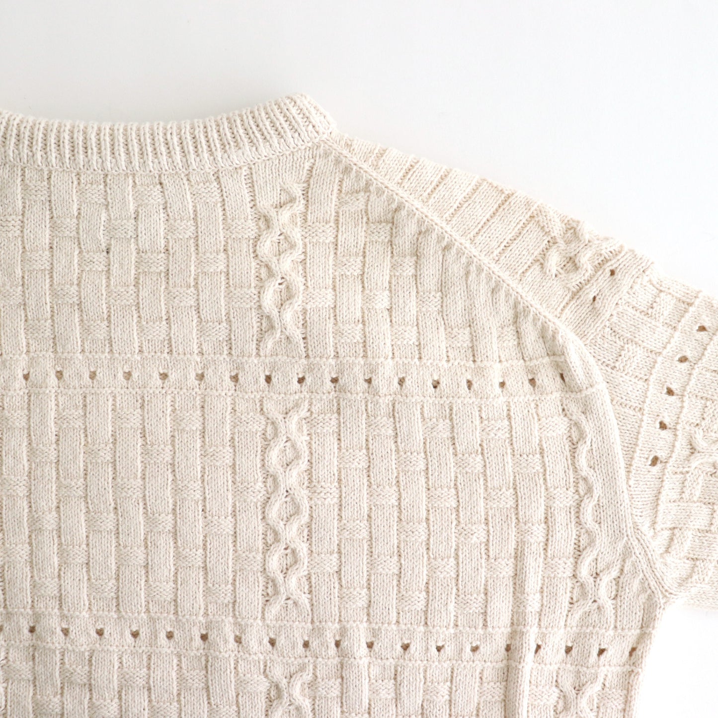 Recycled-Cotton Jumper #Ecru [oni060]