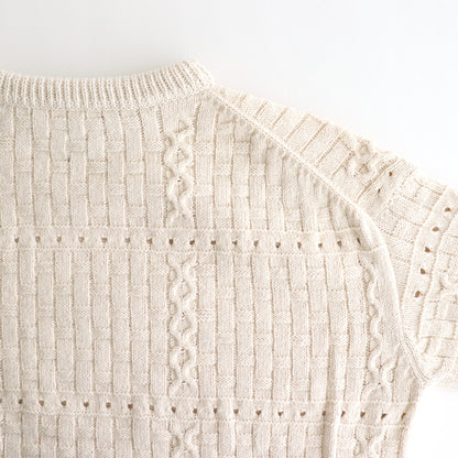 Recycled-Cotton Jumper #Ecru [oni060]