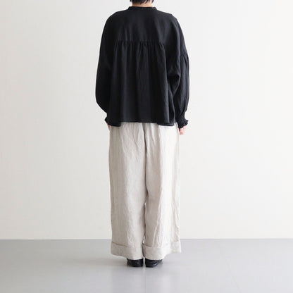 French linen shirring BL #Black [UT241BL045]