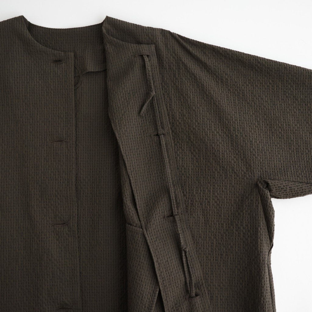 Verlaine Wool Cotton Coat #D.BR [A232262TC887]