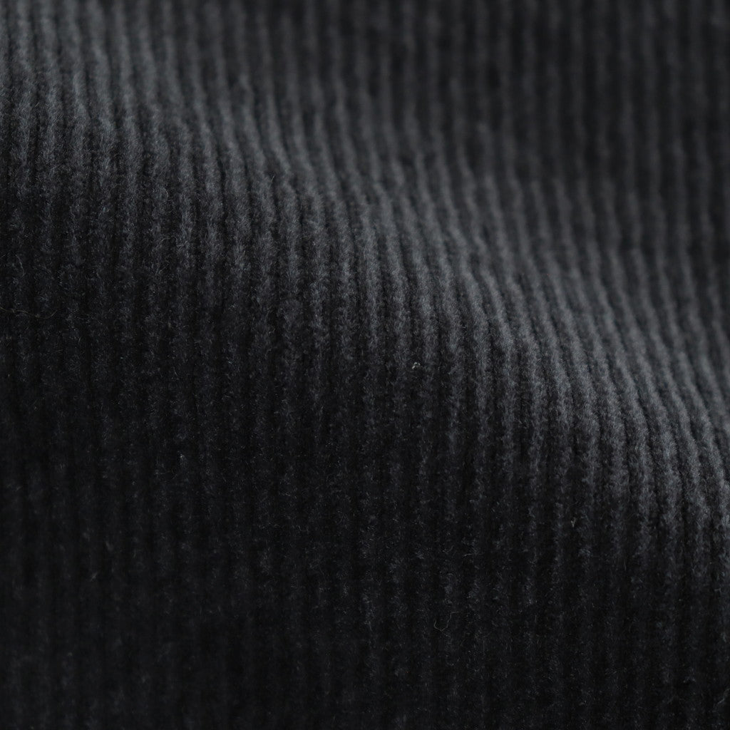 11WALE CORDUROY EASY WIDE PANTS #9900 BLACK [GNMDS2052CP]
