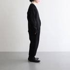 月夜の晩 black buttonless jacket #black [TLF-224-jk001-sn]
