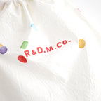 D.C. DRAWSTRING BAG (S) #White [no.8206]