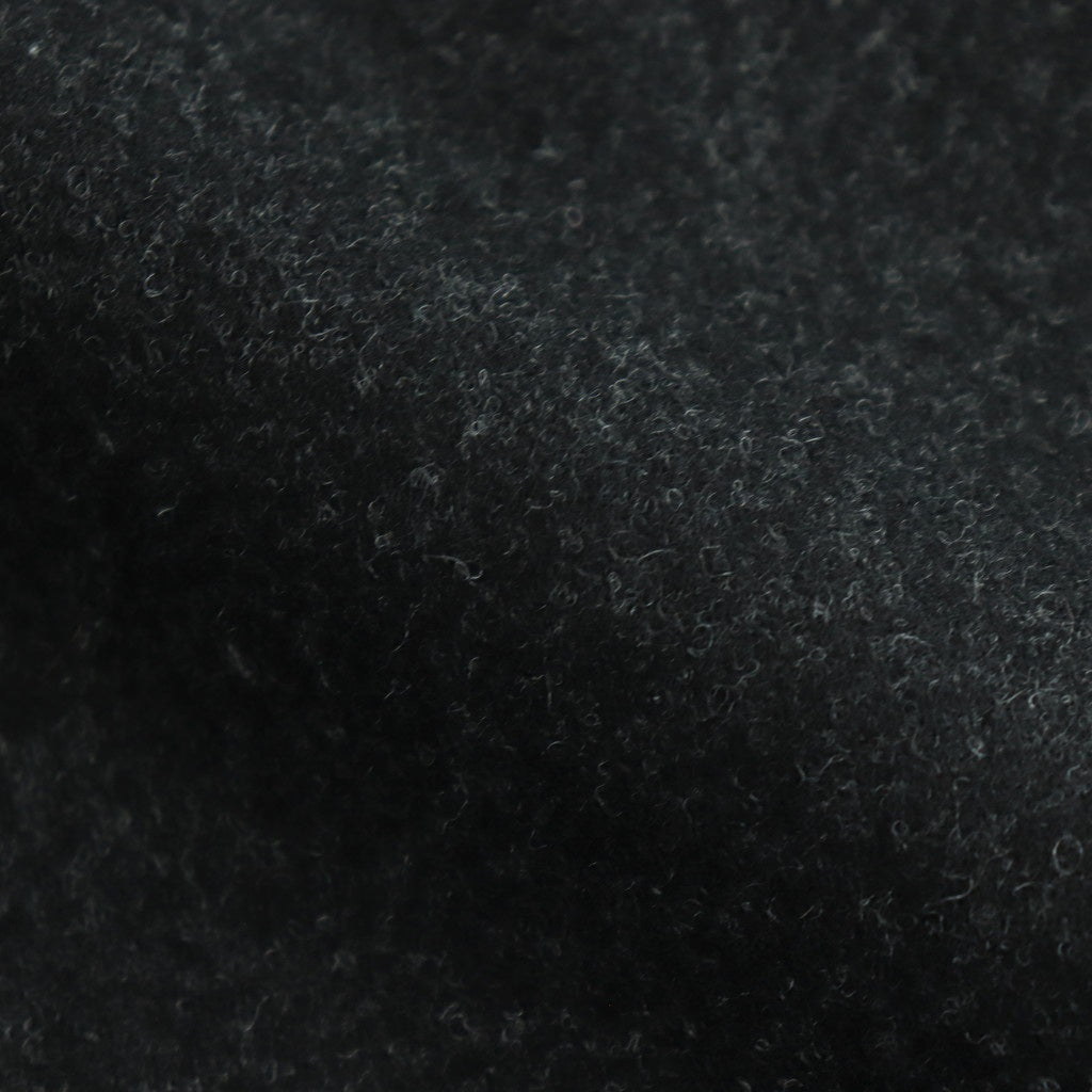 WOOL FLANNEL EASY WIDE PANTS #9800 CHARCOAL [GNMDS2052WF]