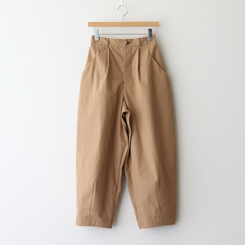 飾る春 Wide tapered trousers #Tan [TLF-225-pa002-Reht]