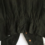 Seasonal Night Poet vest #Moss green [TLF-225-ve001-Ldb]