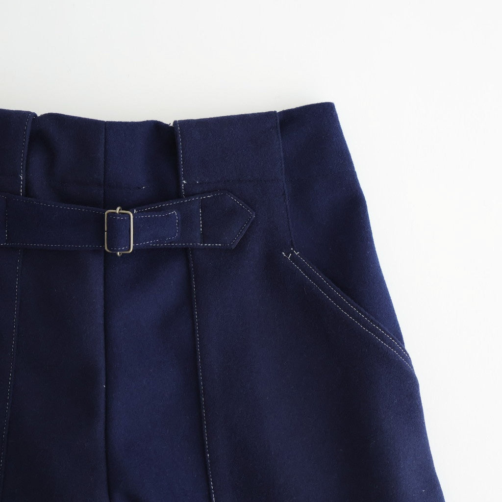 HW wide trousers #Blue [252509]