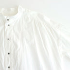 日日夜夜：Embroidery long tunic shirt #A off white [13251-05307]