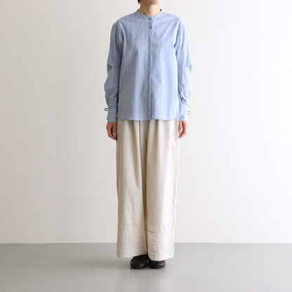 white waffle shirt #blue [1556-001]
