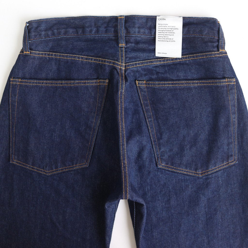 Indigo Supima Cotton 13.5OZ Tapered Denim #Navy (ONE WASH) [PTM-2TP-PIW]