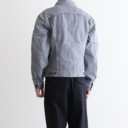 Grey Supima Cotton 13.5OZ Denim Jacket #Light Grey [JKLM-104M-LGR]