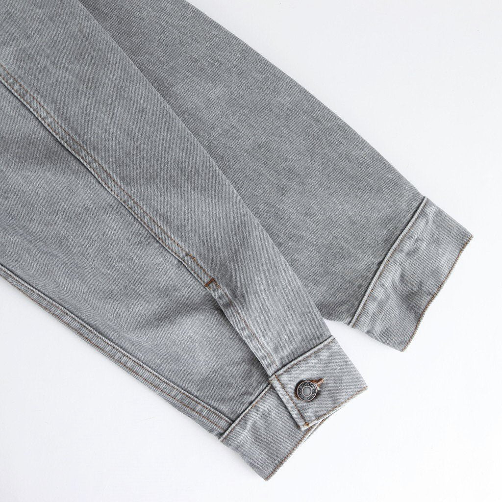 Grey Supima Cotton 13.5OZ Denim Jacket #Light Grey [JKLM-104M-LGR]