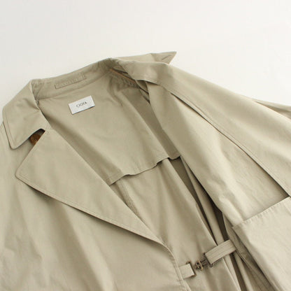 Supima Cotton Typewriter Tielock Coat #Beige [COLM-106M]