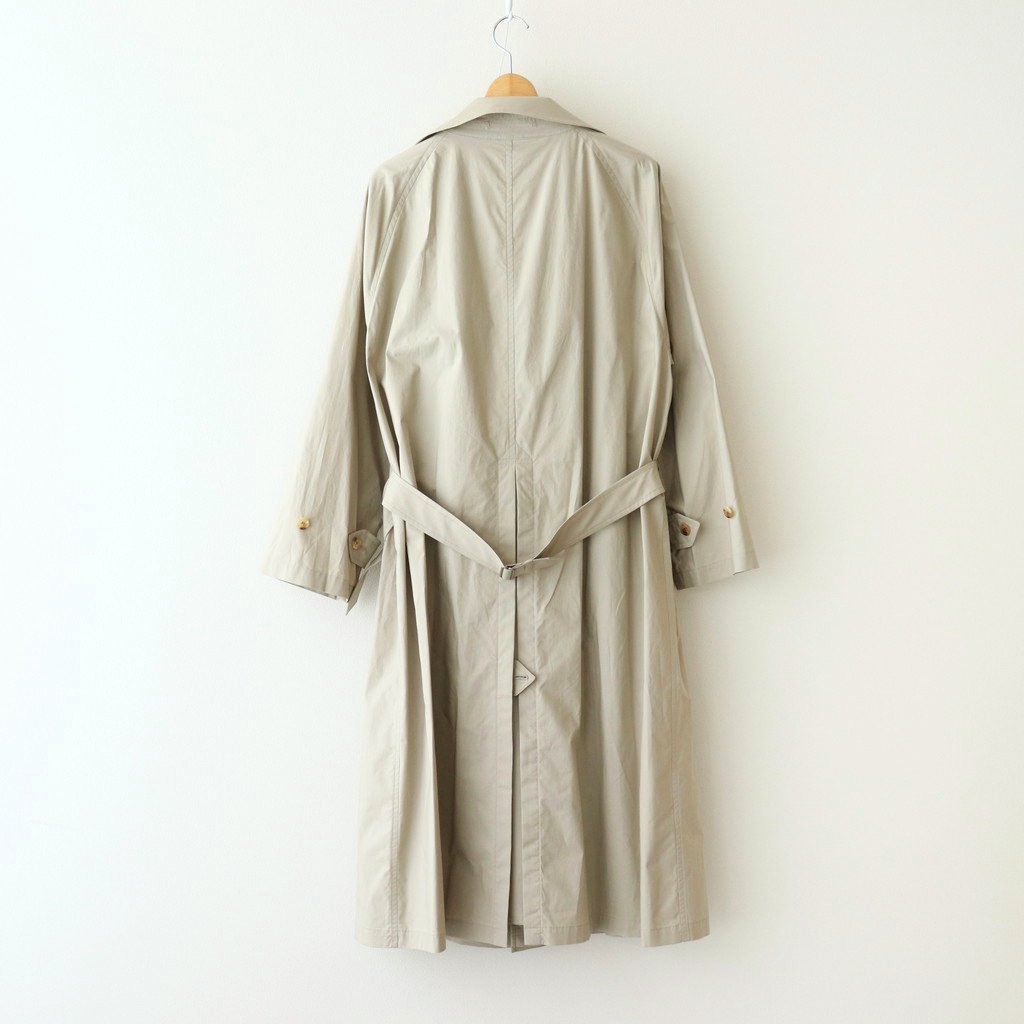 Supima Cotton Typewriter Tielock Coat #Beige [COLM-106M]