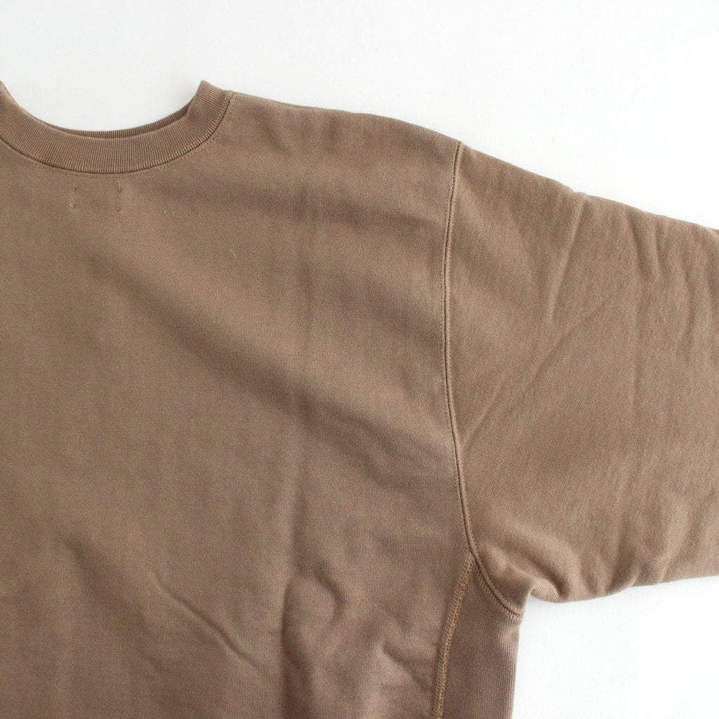 Supima Cotton Hanging Fleece Crew Neck Sweatshirt #Mocha [CSLM-101M]