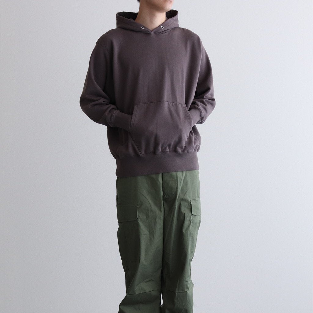 Supima Cotton Hanging Fleece Pullover Hoodie #Gray [CSLM-102M]