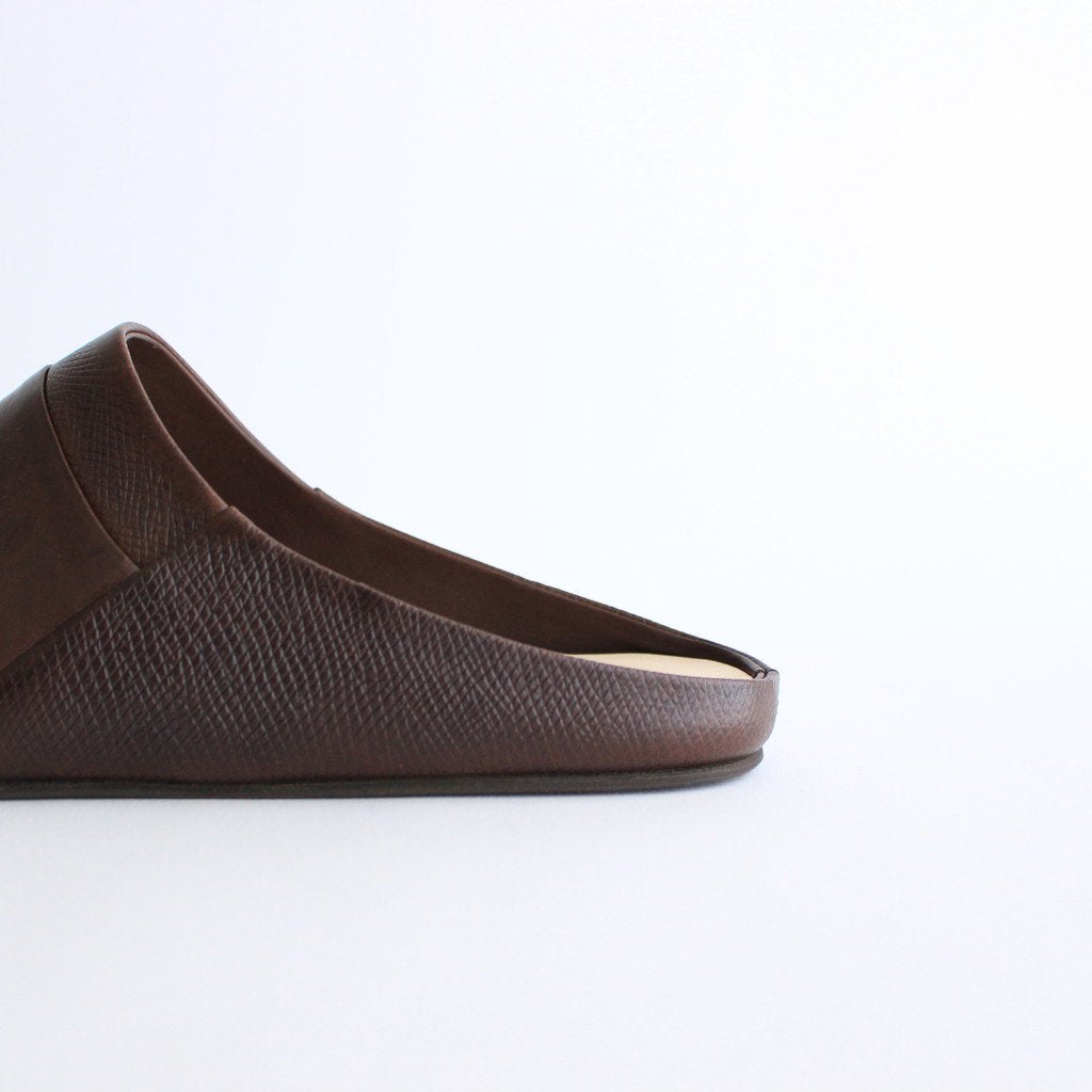 ROOM SHOES Ⅲ NAPPA #D.BRN [AU-01-11-3]