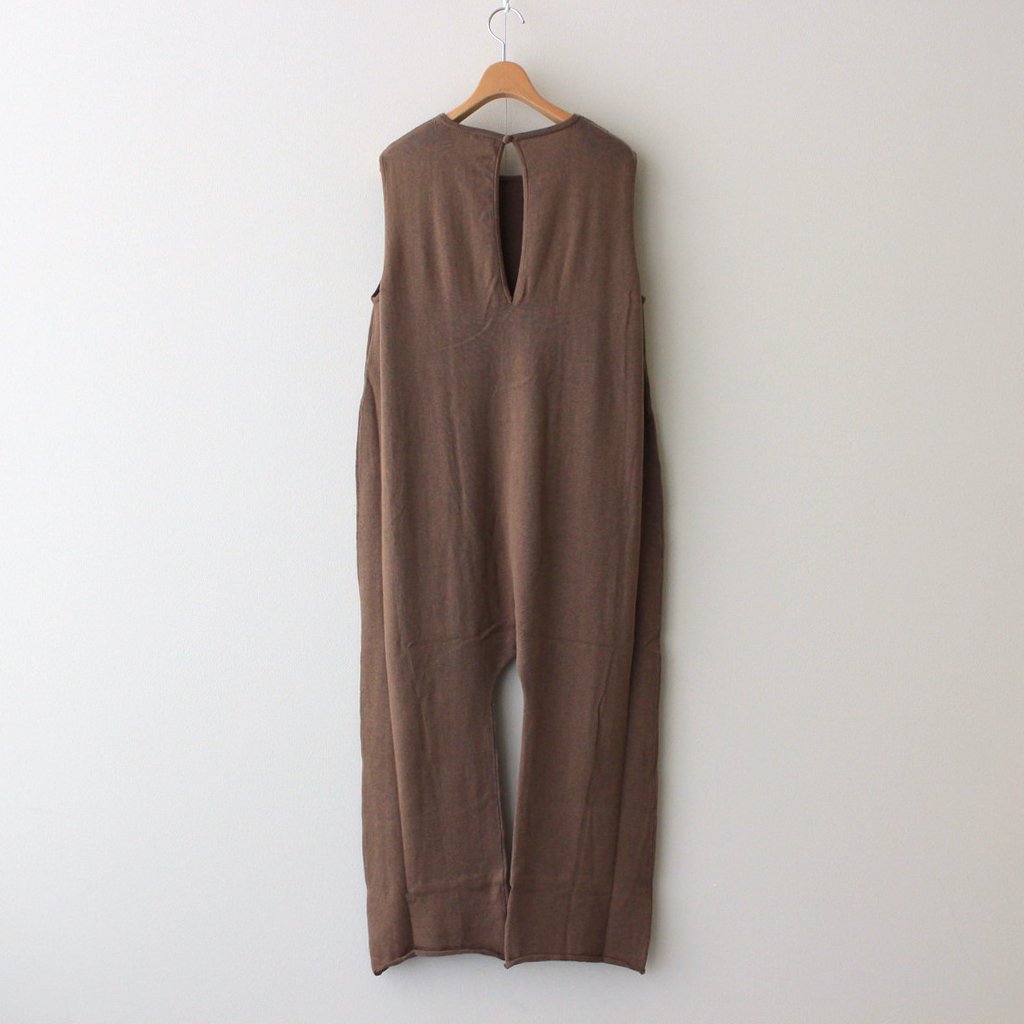 R&D.M.Co- OLDMAN'S TAILOR | オールドマンズテーラー _ COTTON CASHIMERE SALOPETTE #BROWN  [no.5048] – DOKODO