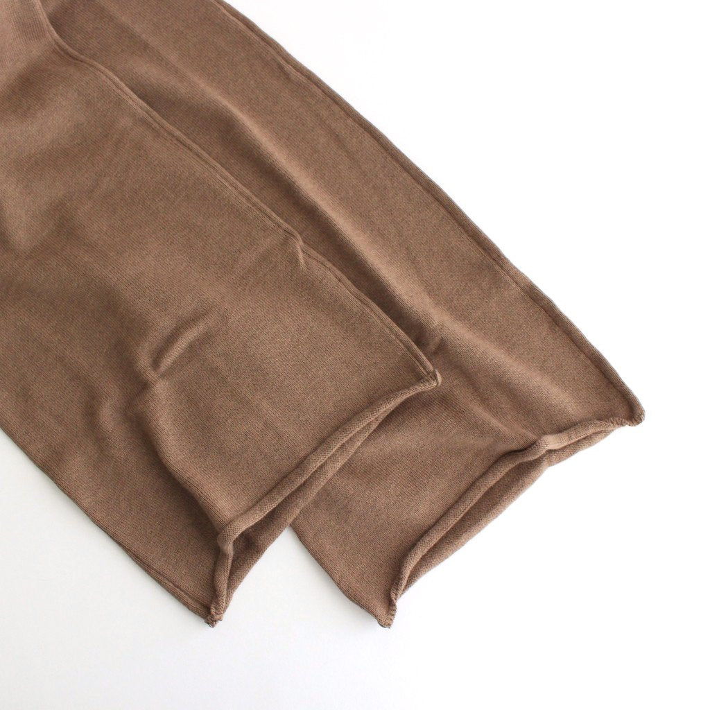 COTTON CASHIMERE SALOPETTE #BROWN [no.5048]