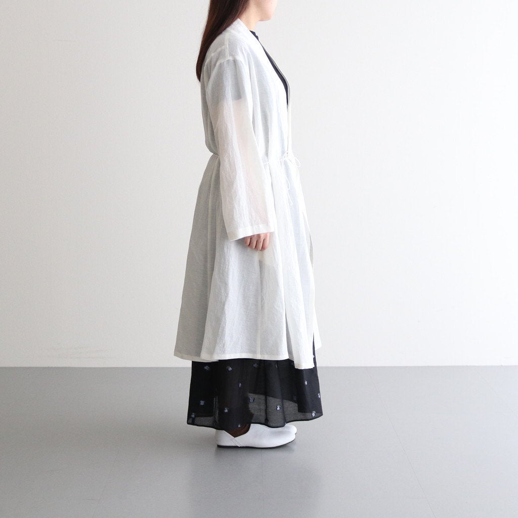 霧立つ朝 OVER ROBE DRESS #ホワイト [TLF-222-co002-wcl]