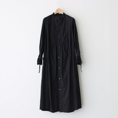 静寂の滴り ROBE SHIRT DRESS #ブラック [TLF-222-sh008-la]
