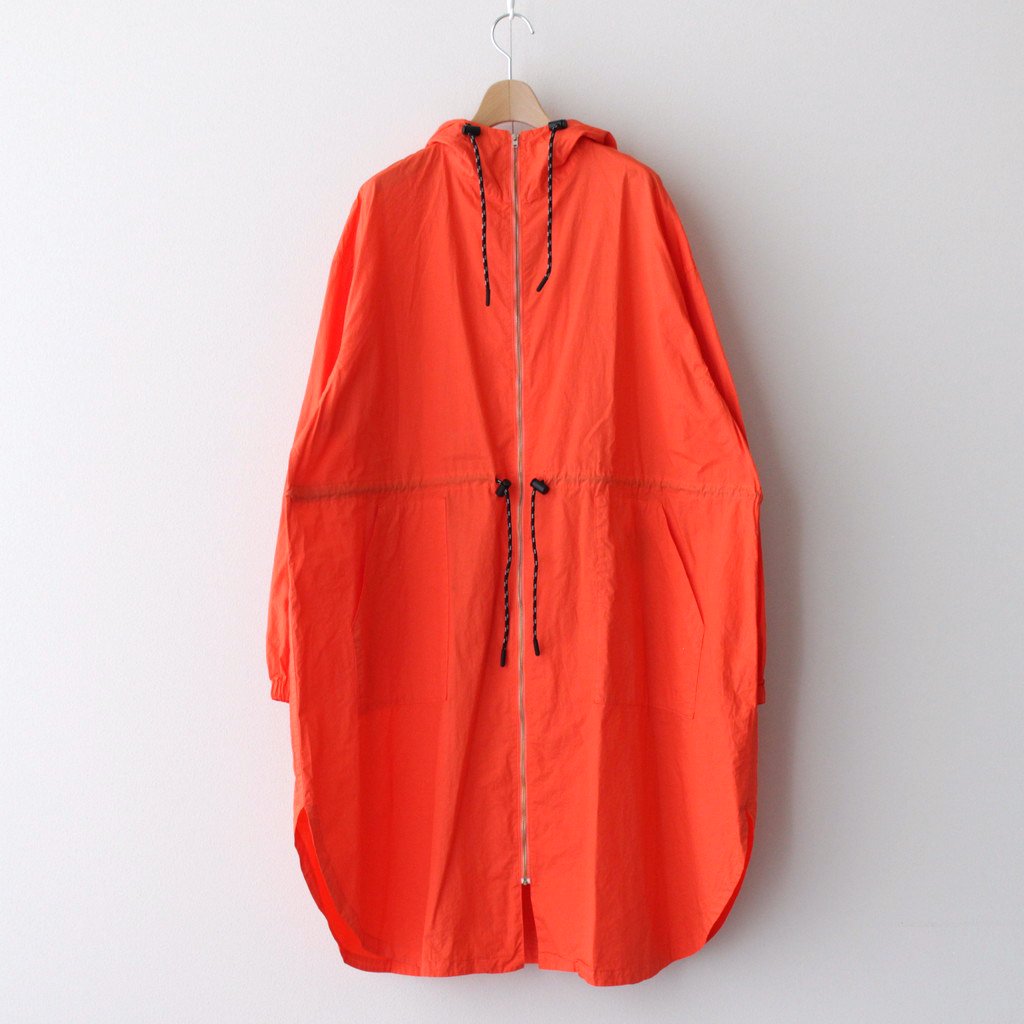 GARMENT DYE HOODY COAT #CORAL [no.5476]