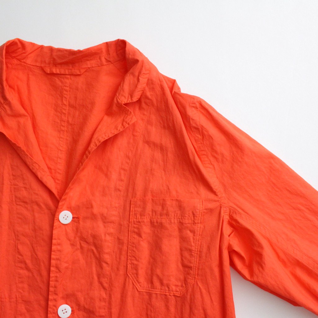 R&D.M.Co- OLDMAN'S TAILOR | オールドマンズテーラー _ GARMENT DYE WORK COAT #CORAL  [no.5486] – DOKODO