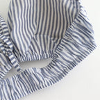 BRA & PANTS #NO.01  NAVY STRIPE