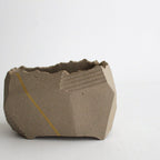 BONSAI POT Gold Line #KURK YELLOW [noh-mib-sl-012]