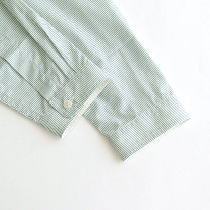 HW COLLARLESS SHIRT #GREEN [222608]