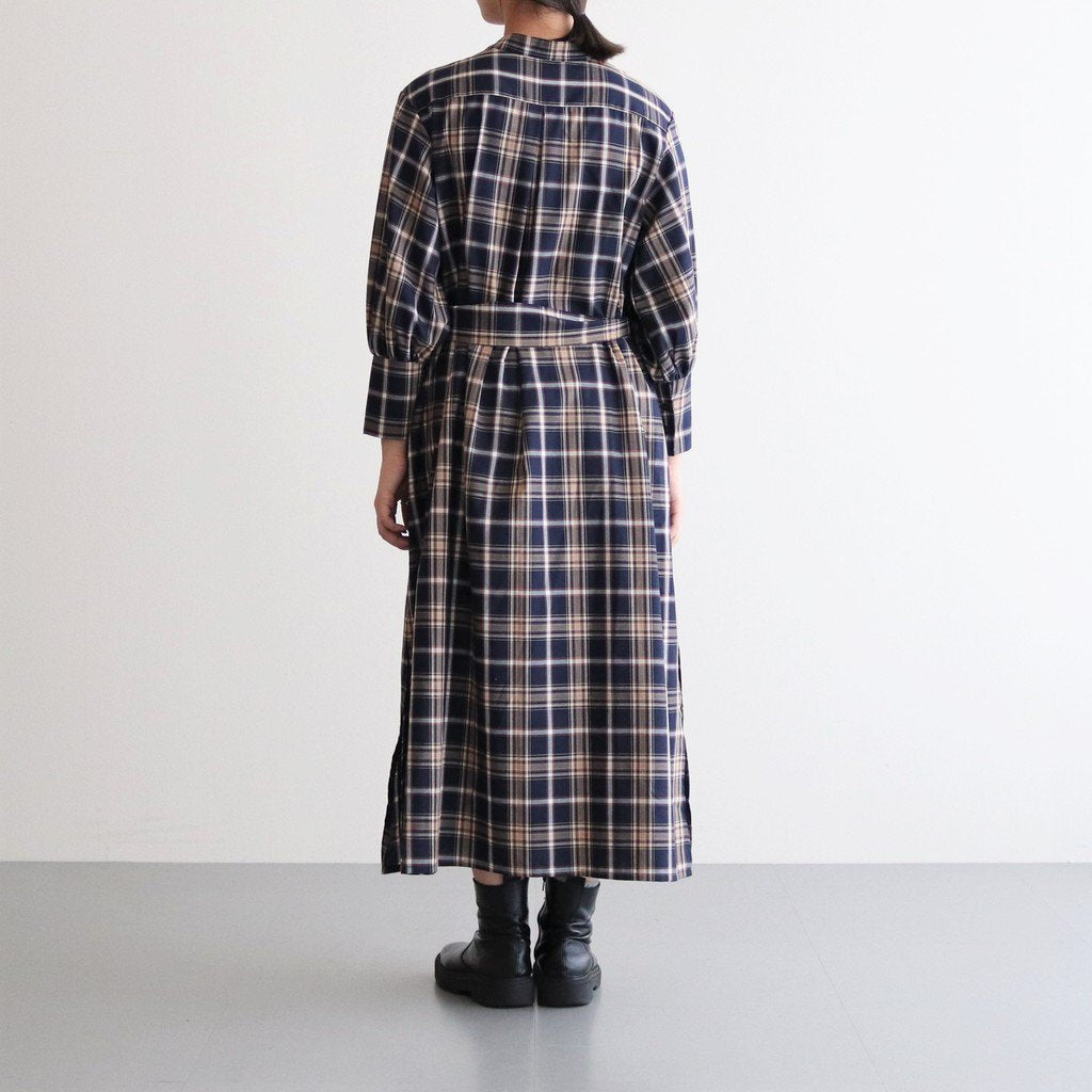AMBIGUOUS PLAID DRESS #CHECK [1279-007] _ -by RYOJI OBATA