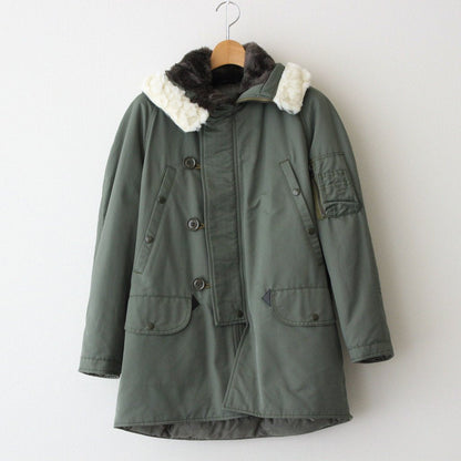 Cotton nylon twill N-3B flight jacket #khaki [BZLM-106L]