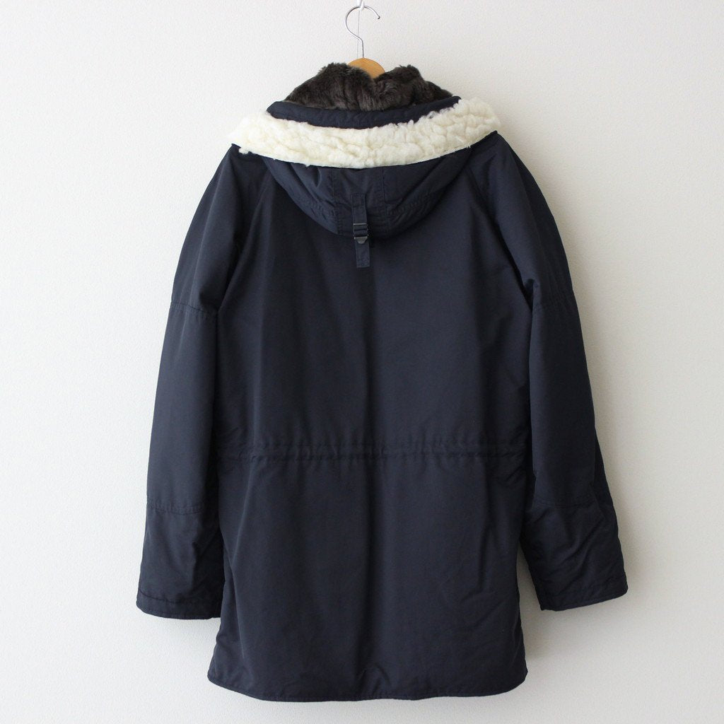 Supima Cotton Nylon Twill N-3B Flight Jacket #Navy [BZLM-106M]