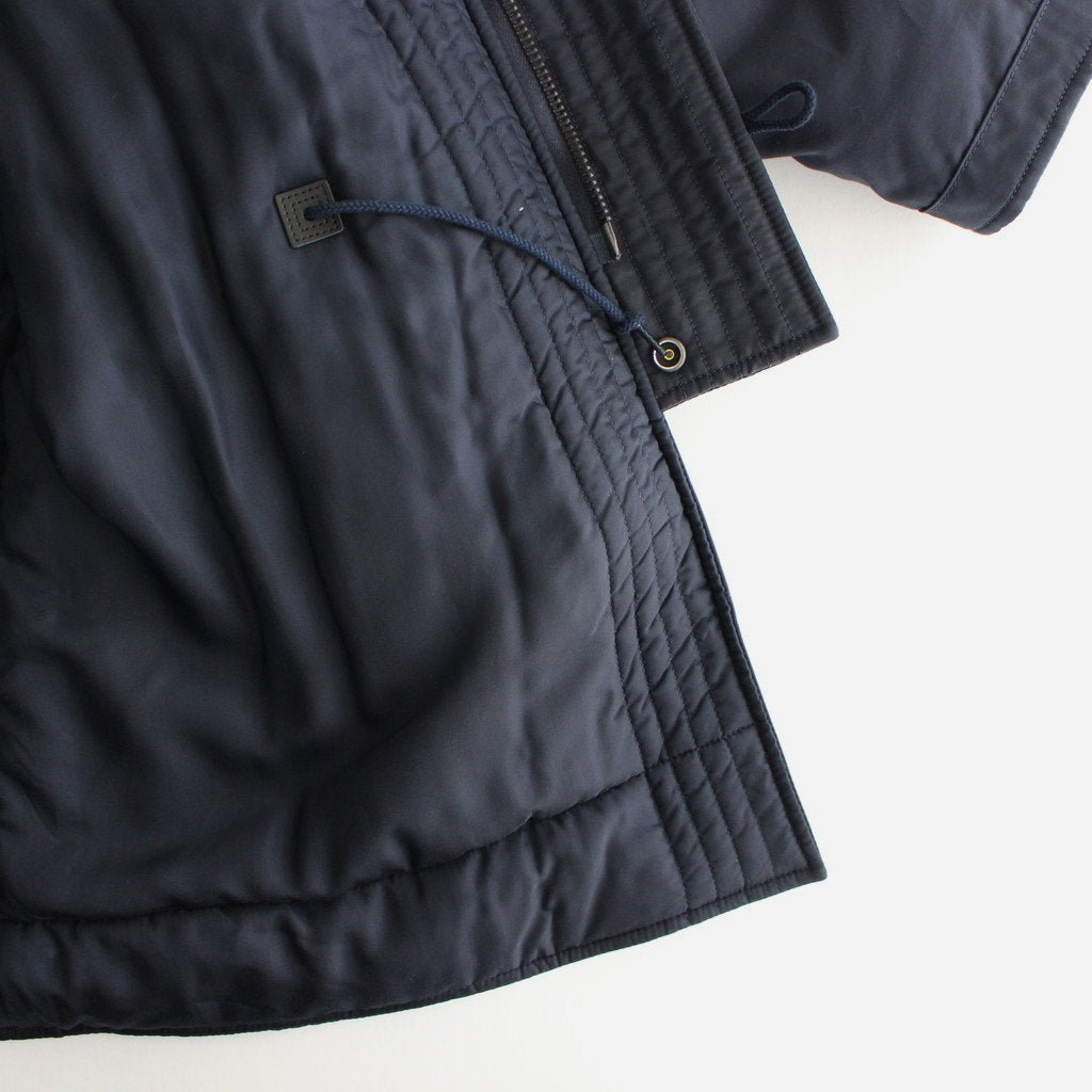 Supima Cotton Nylon Twill N-3B Flight Jacket #Navy [BZLM-106M]