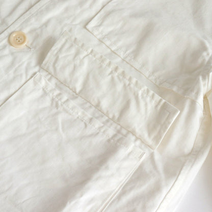 Cotton Weapon Stand Collar Short Blouson #010 White [UT224BZ012]