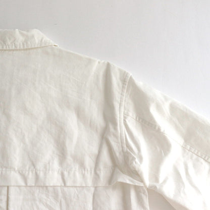 Cotton Weapon Stand Collar Short Blouson #010 White [UT224BZ012]