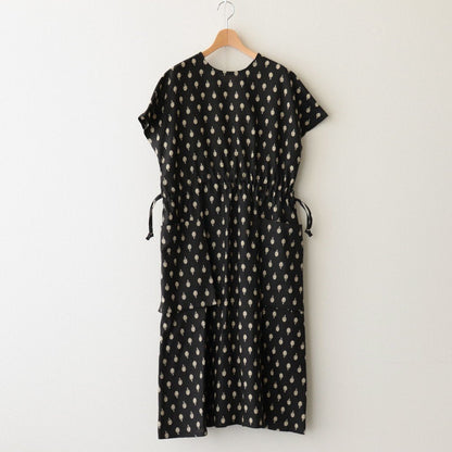 ARTICHOKE POCKET DRESS #BLACK [NO.5756]