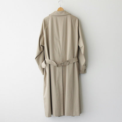 Supima Cotton 100/3 Gabardine Tie Lock Coat #Beige [COLM-114M]