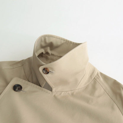 Supima Cotton 100/3 Gabardine Tie Lock Coat #Beige [COLM-114M]