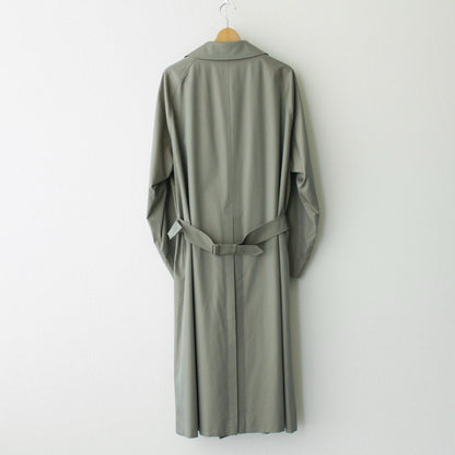 Supima Cotton 100/3 Gabardine Tielock Coat #Khaki [COLM-114M]