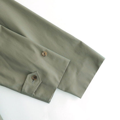 Supima Cotton 100/3 Gabardine Tielock Coat #Khaki [COLM-114M]