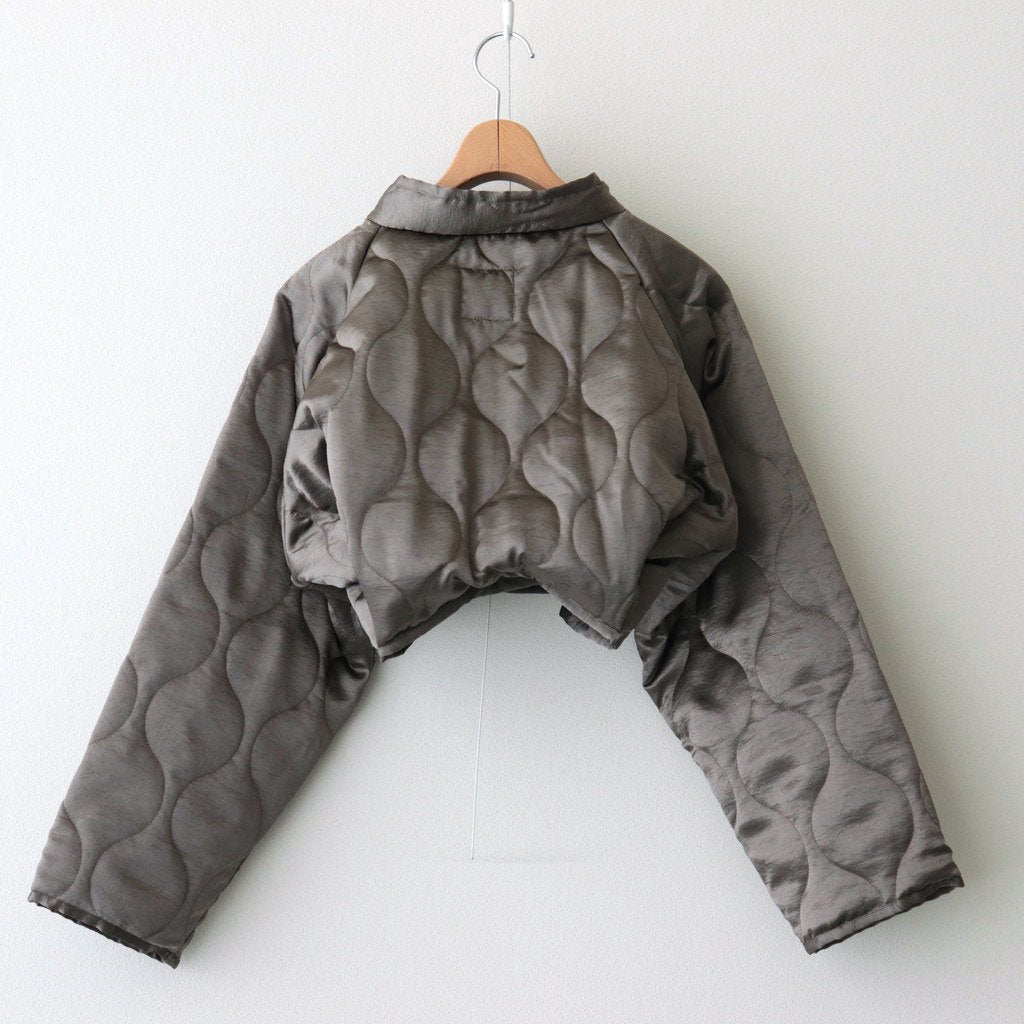 QUILTED SURGICAL JACKET #KHAKI [1279-005]