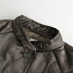 QUILTED SURGICAL JACKET #KHAKI [1279-005]