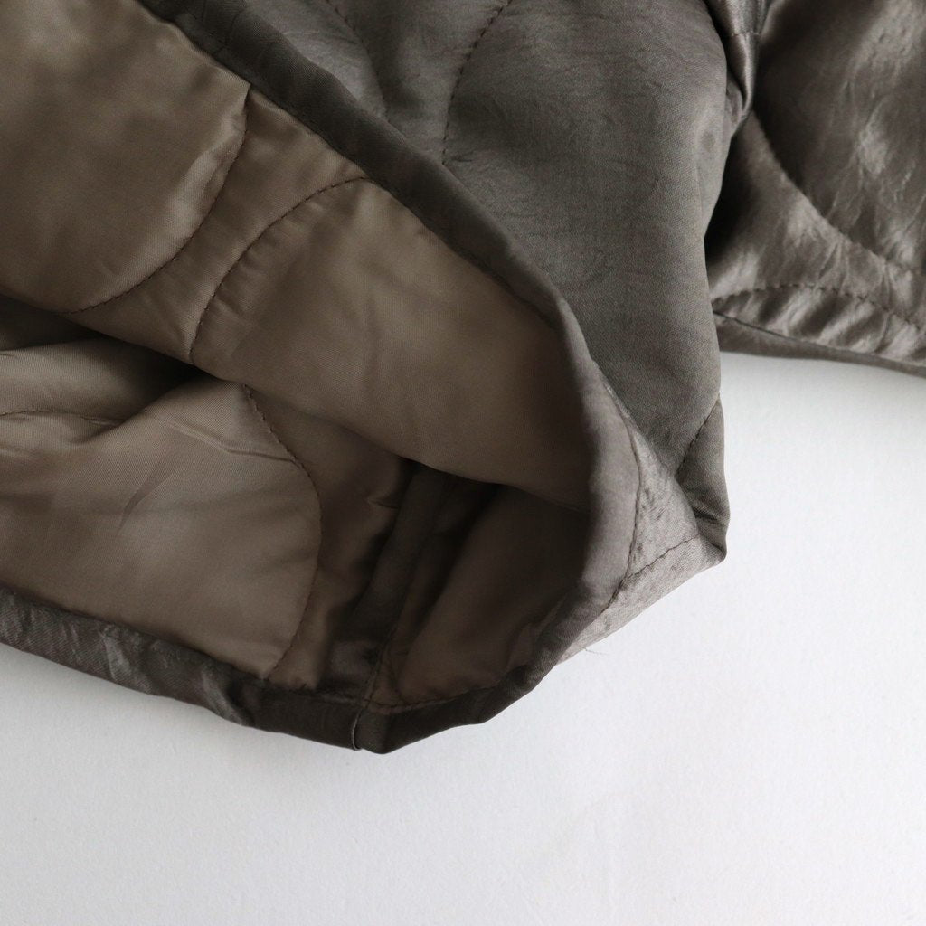 QUILTED SURGICAL JACKET #KHAKI [1279-005]