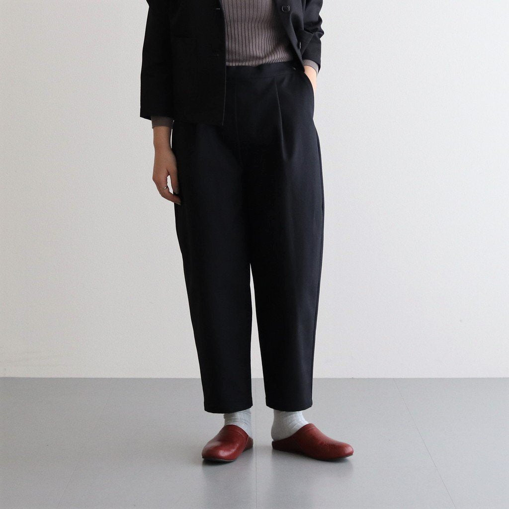 SALVADOR COTTON PANTS #BK [A232222PP569] _ Atelier d'antan