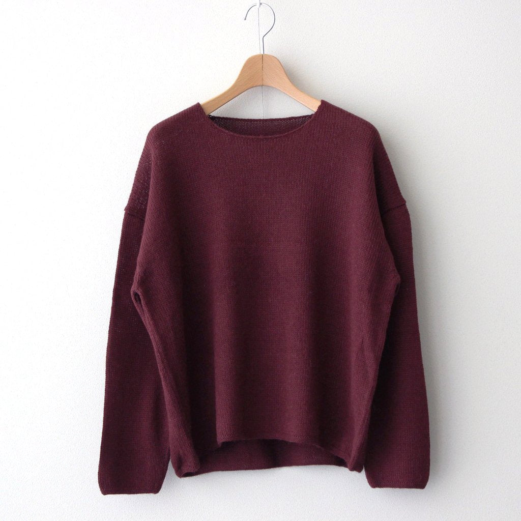 CARUS ALPACA KNIT #WINE [A232222TK582]